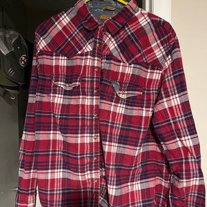 Flannel Jachs button down shirt.